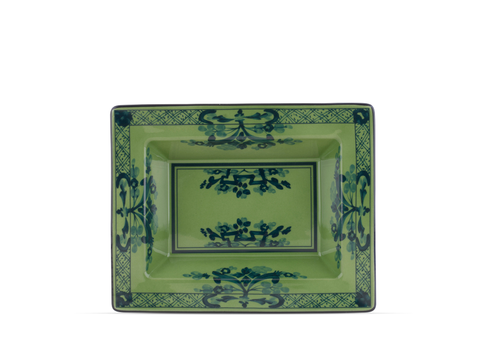 Мелочница прямоугольная Richard Ginori Oriente Italiano Malachite (15 x 19 см)