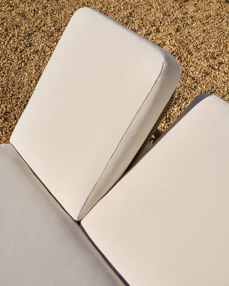 Двойной шезлонг Meria из искусственного ротанга