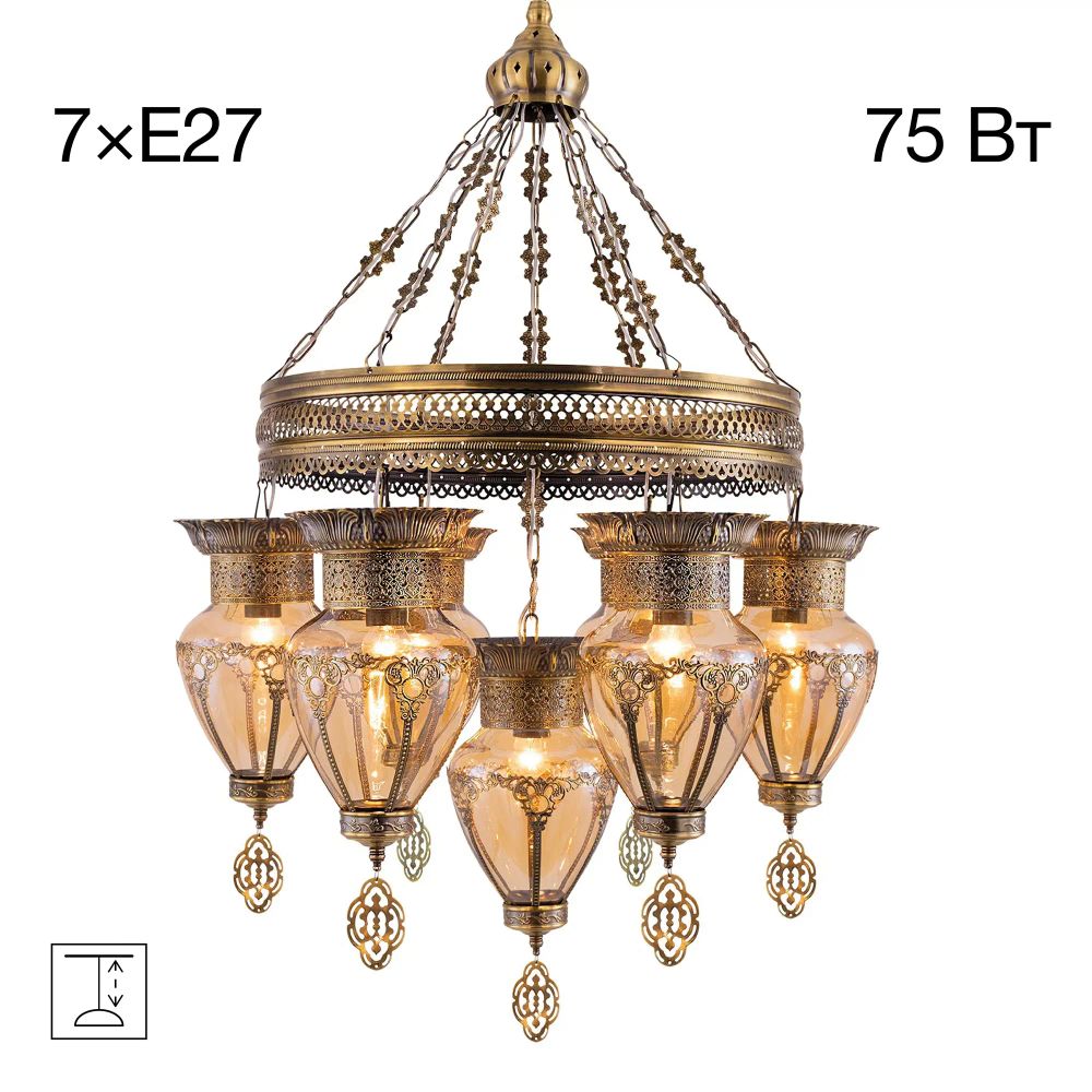 Citilux Каир CL419263 Люстра подвесная Бронза