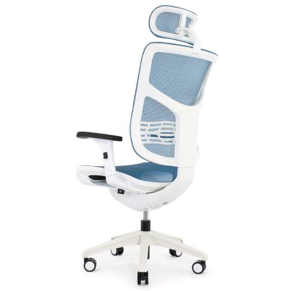 Кресло Expert VISTA VSM01-Т-04 (Каркас белый / сетка голубой)
