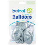 Шар латексный Glossy Набор 12 шт Хром 36 см (Голубой)