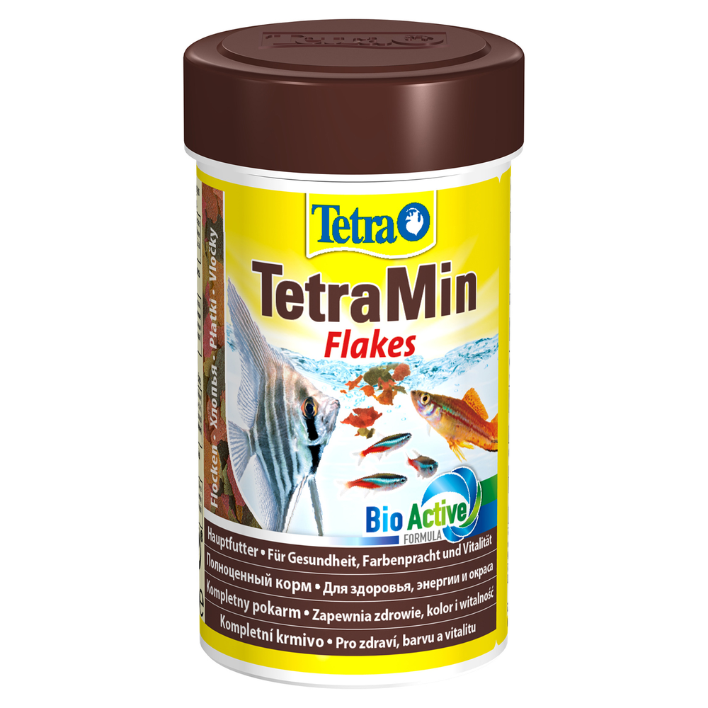 TetraMin корм для всех видов рыб в виде хлопьев 100 мл