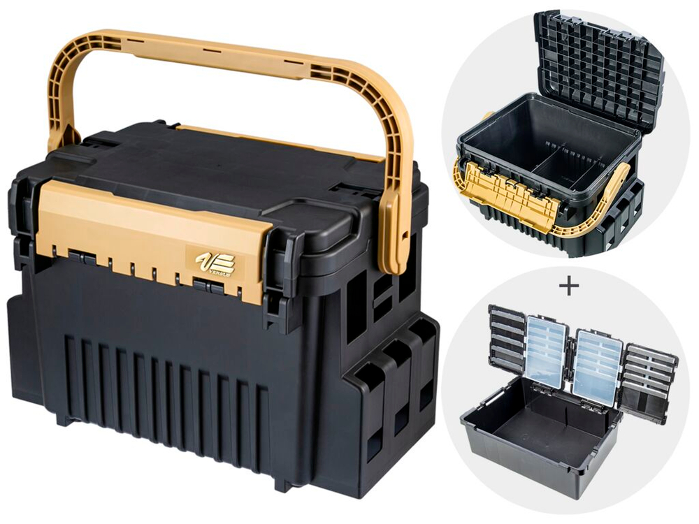 Ящик рыболовный Meiho Versus VS-7090A Black 440x293x293