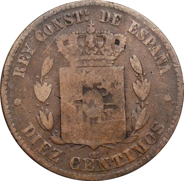 10 сентимо 1878 Испания