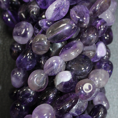 Аместит галтовка бусины 8-11мм