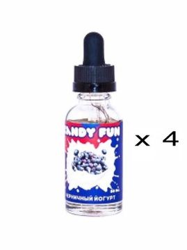 Купить Жидкость Candy Fun - Черничный Йогурт 120 мл (4*30мл)