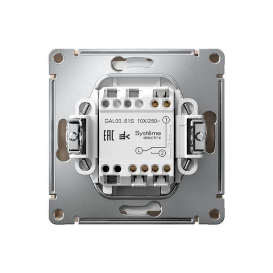 Переключатель 1-кл. ArtGallery 10AX быстрозажим. клем. механизм песочн. SE GAL001261S