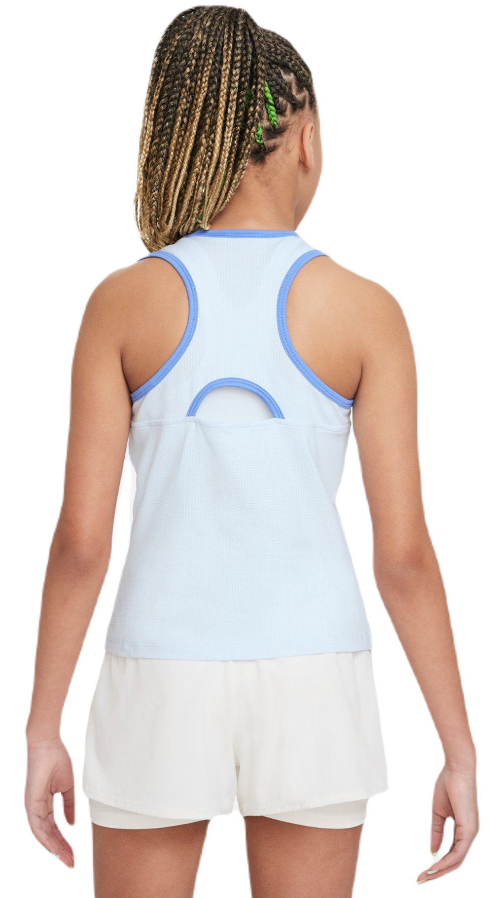 Футболка для девочки теннисная Nike Court Dri-Fit Victory Tank - blue tint/polar/white