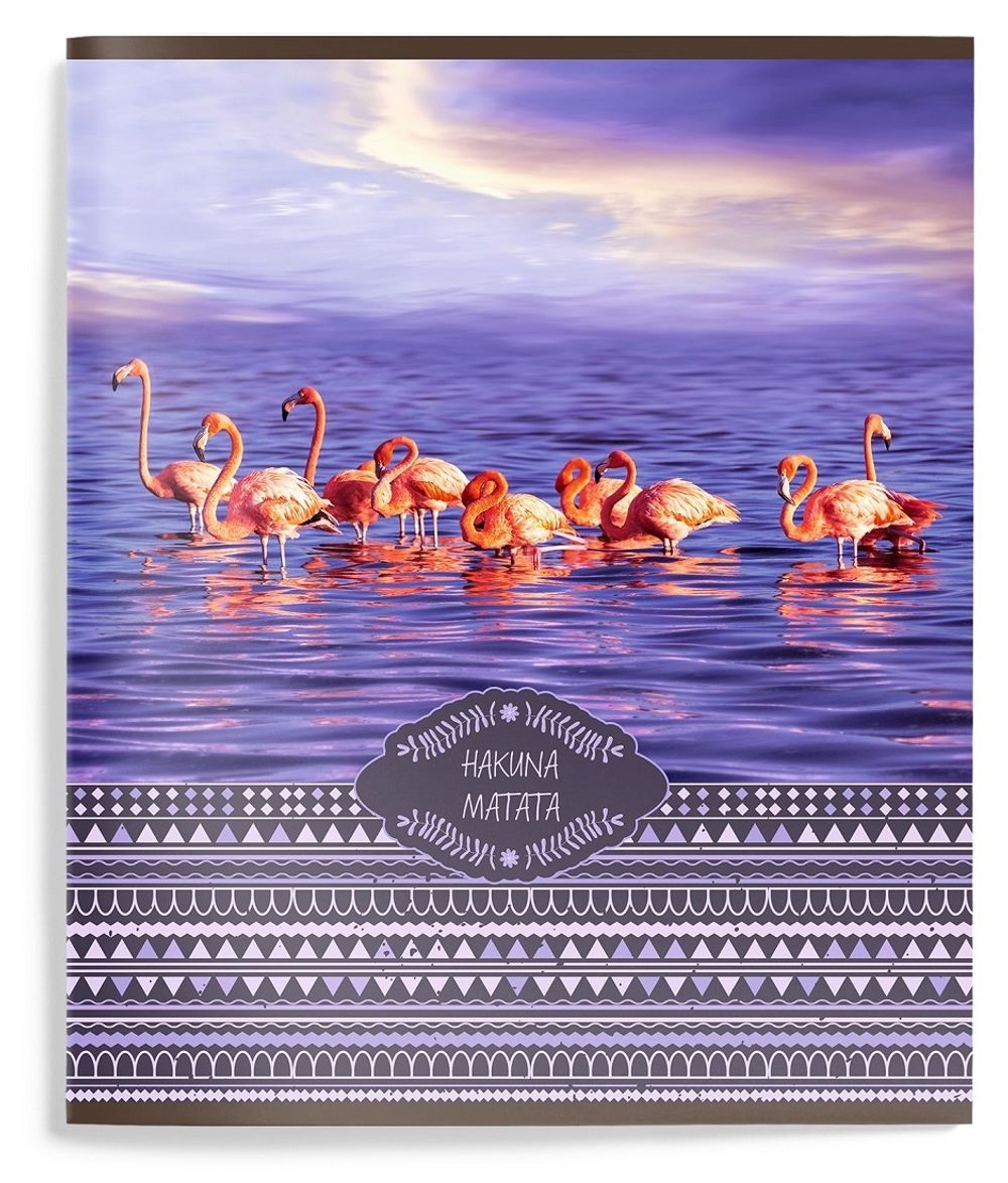 Тетрадь 96л, А5, клетка, Schoolformat Животные, ВД-лак, ассорти, 1шт.