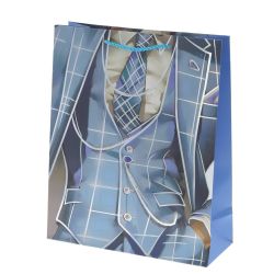 GAEM Пакет подарочный M (бумага 210г/м2, блок микс 12шт), L26 W10 H32 см, 4в.