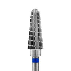 Твердосплавная фреза Тайфун Ирма Конус закругленный, синяя, 6мм