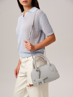 Кожаная сумка Polly summer DBR 31401 серый гранит