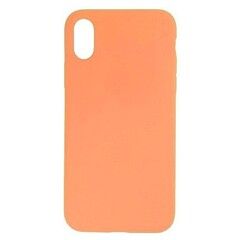 Силиконовый чехол Silicon Case WS для iPhone X, Xs (Оранжевый)