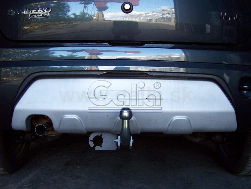 Фаркоп оцинкованный Galia D040A для Renault Sandero 2009-2014, Sandero Stepway 2010-2014(паспорт и сертификат в комплекте)(без электрики)