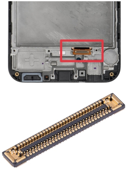 Samsung Galaxy A15 (SM-A155) / (SM-A156)
- FPC Коннектор дисплея (на шлейфе)