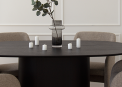 Стол обеденный Type овальный 140*85 см (черный)