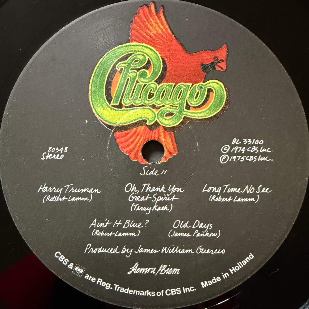 Chicago – Chicago VIII (Голландия 1975г.) Т