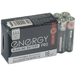 Батарейка алкалиновая Energy Pro LR03/16S (AAA) (16шт в спайке+коробка) (104977)