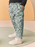 Брюки для мальчика Next B42-913, Голубой, Серый