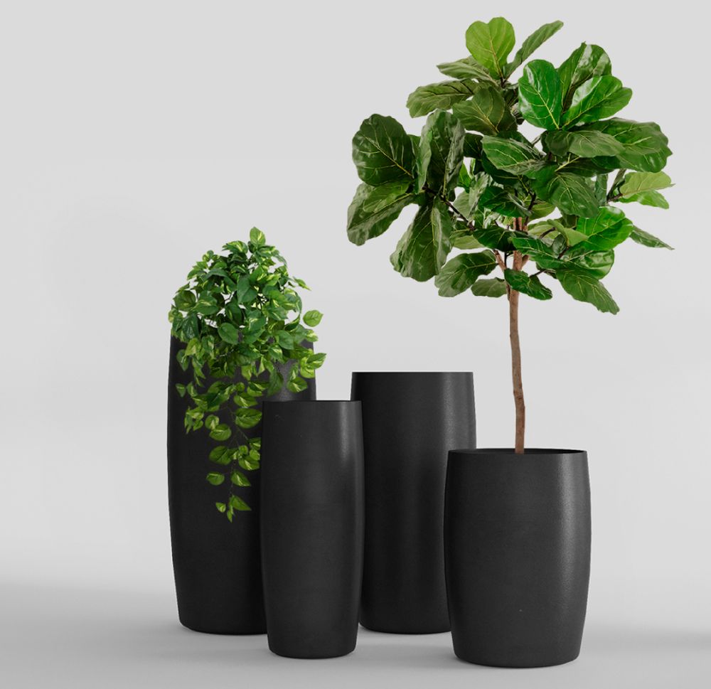 Кашпо CIGAR NERO