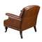 Кресло Chester 5163 из коньячно-коричневой кожи