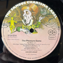 Винтажная виниловая пластинка LP Van Der Graaf, The Quiet Zone, The Pleasure Dome (Германия 1977)