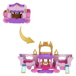 Disney Princess - Карета принцессы Замок 2-в-1 набор + кукла HWX17 / артикул   HWX17  / GTIN 194735222766