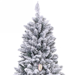 Ёлка «Снежные огни» 180 см, ПВХ с белым напылением 230 ламп LED (728 веток)