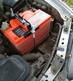 Крепление аккумулятора 175-245 мм, универсальная планка, крепеж АКБ (1 шт.)