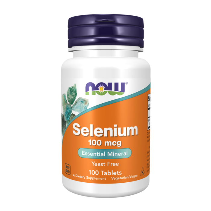 Селен 100 мкг, Selenium 100 mcg, Now Foods, 100 таблеток