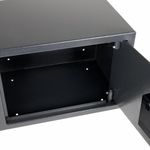 Сейф мебельный DASWERK SC-250EL (250х350х250 мм), электронный замок, графит, 291343