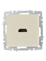 BRITE Розетка HDMI РHDMI-0-БрКр бежевый IEK