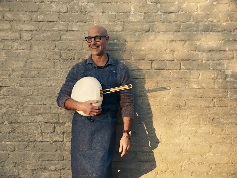 GreenPan Сковорода Stanley Tucci™ 33 см + крышка Off White EAN 4894871039322