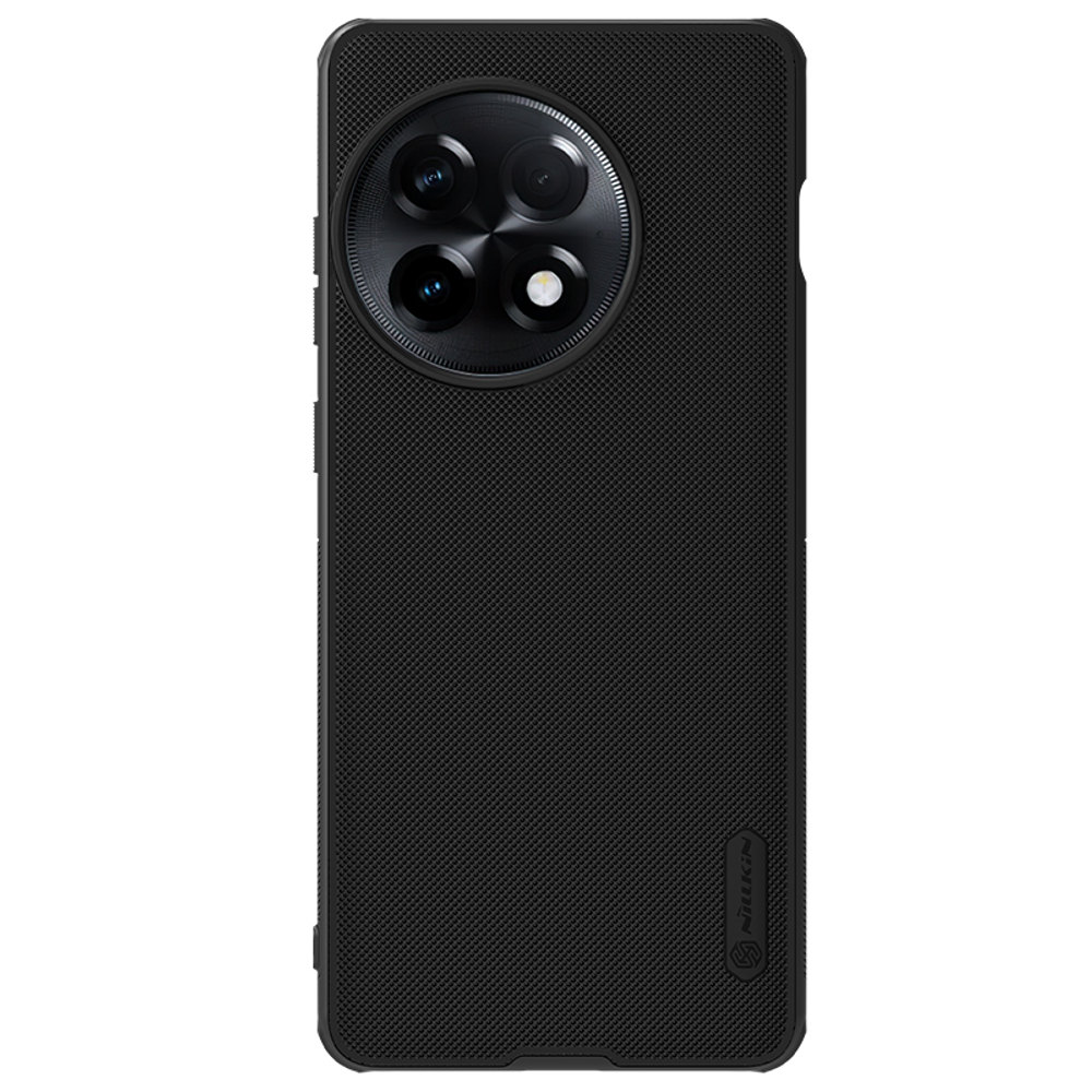 Чехол усиленный черного цвет от Nillkin для смартфона OnePlus Ace 2 Pro, серия Super Frosted Shield Pro