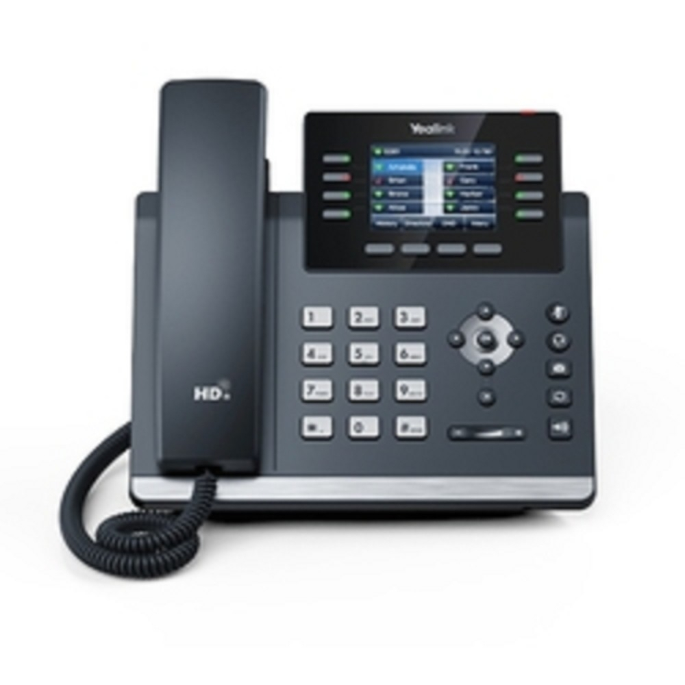 IP телефон YEALINK SIP-T44U, 12 аккаунтов, 2 порта USB, цветной экран 2.8", BLF, PoE, GigE, без БП, шт
