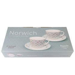 Набор чайный 12пр. "Norwich" (6 персон) v=220мл (фарфор) (подарочная упаковка)