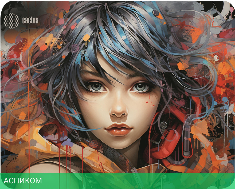 Коврик для мыши Cactus CS-MP-PRO11XL Girl