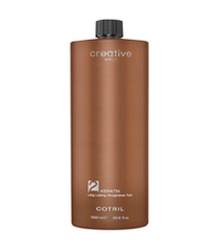 Кератиновый  выпрямляющий флюид длительного действия KERATIN LONG LASTING STRAIGHTENER FLUIDE COTRIL, 1000ml