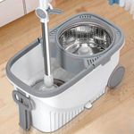 Набор для уборки: ведро с металлической центрифугой 47*26*25см, швабра с телескопической рукояткой 1