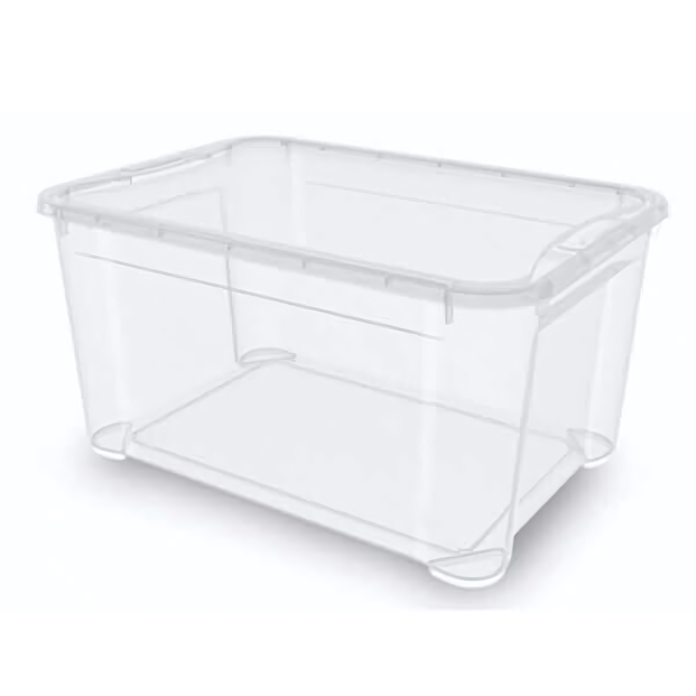 Ящик универсальный "кристалл l" 555х390х290 мм, 49л (бесцветный)