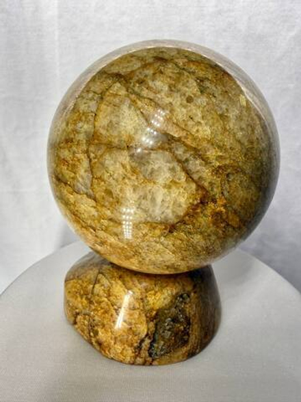 Золотой Авантюрин (Сфера с подставкой)
