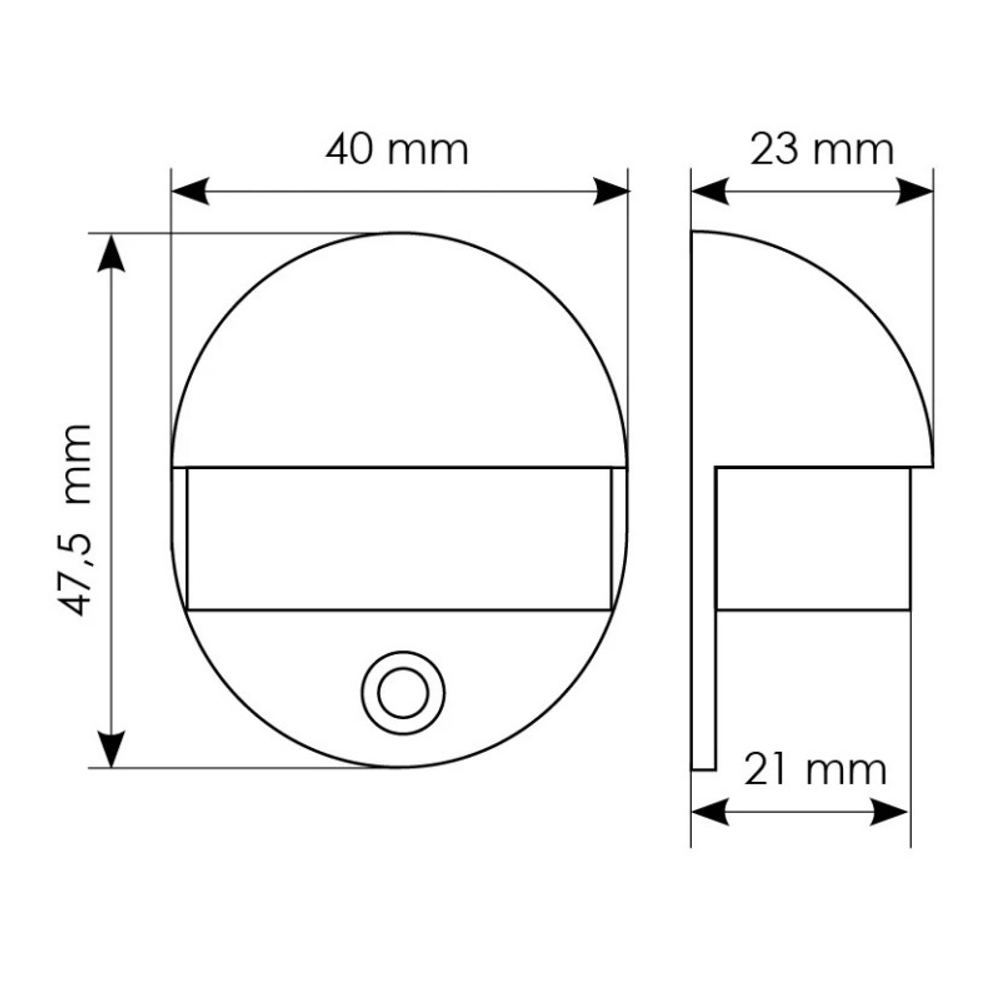 Ограничитель MORELLI DS1 SС матовый хром