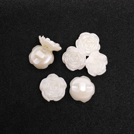 Т23  декор пришив.элемент, 14 мм, цв.молочный роза