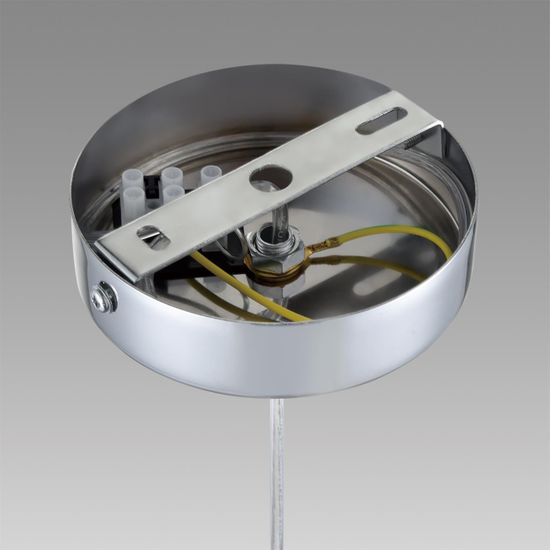 8102/1A COMFI LN26 408 хром/прозрачный металл/металл Подвес Е14 1*40W 220V ISHA