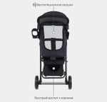 Коляска прогулочная Mow Baby Cross Black