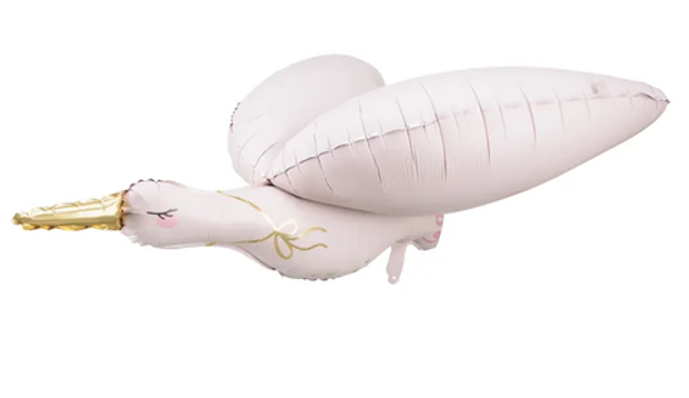 Party Deco Шар фигура Аист Розовый 103*60 см (БГ-40)