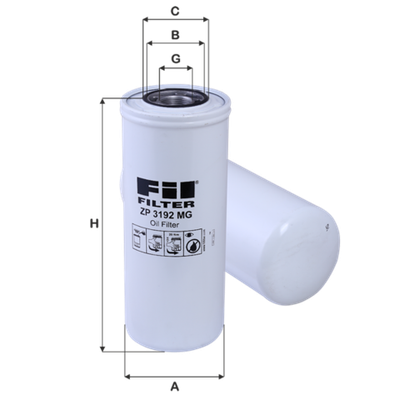 Фильтр гидравлический ZP 3192 MG