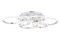 3009/7 CR+RGB (1) Люстра MN (RL)