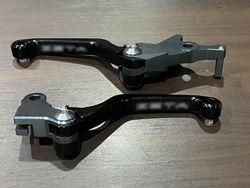 Lever set (clutch+brake). Short levers, 3 fingers lever. Honda CRF250-300-L-M-Rally (no brand)