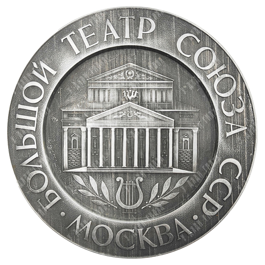 Большой театр Союза ССР Москва. Тарелка настенная. СССР, 1981